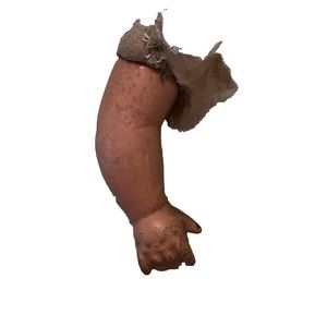 Vintage Antique Composition Doll Arm For 20 Inch Cloth Body Halloween Decor